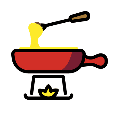 Fondue alpine au gruyère
